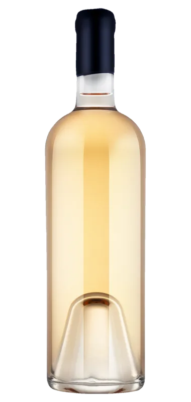 Garrafa de rosé sem rótulo